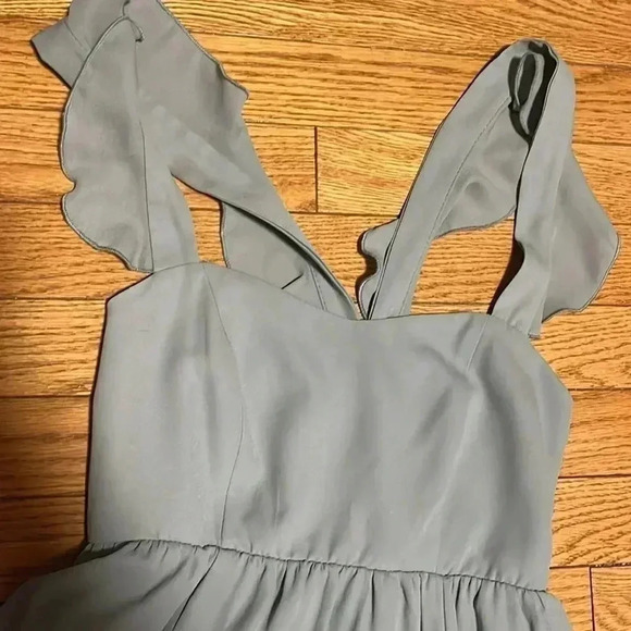 [S]Show Me Your MuMu  Silver Sage Crisp June Maxi Dress - Picture 5 of 11